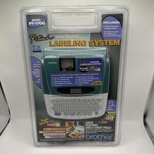 Brother P-Touch Electronic Labeling System PT-1700 - 1999 New And Sealed NOS